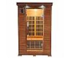 LUXE 2 PL - Sauna infrarouge luxe 2 places 120x105x190cm