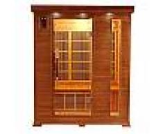 LUXE 3 PL - Sauna infrarouge luxe 3 places 153x110x190cm
