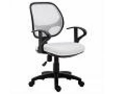IDIMEX Chaise de bureau pour enfant COOL, blanc