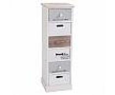 idimex Chiffonnier SALVA, 6 tiroirs, blanc
