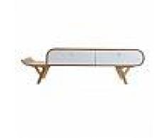 miliboo com Meuble TV design 150cm frêne KYOTO