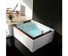 distribain Baignoire balnéo rectangulaire D-Haraiki whirlpool 37 jets