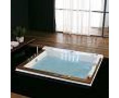 Distribain Baignoire balnéo rectangulaire Makatea-E whirlpool 37 jets