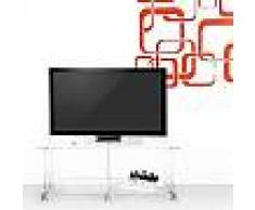 Meuble TV de design moderne en plexiglas transparent Mago