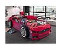 mobistoxx Lit voiture PANTHER 90x200 cm rouge