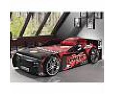 mobistoxx Lit enfant voiture SLEEPING CAR 90x200 cm rouge