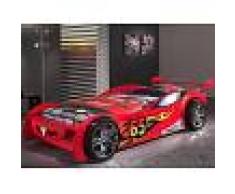 Mobistoxx Lit enfant voiture SPEED TURBO 90x200 cm rouge
