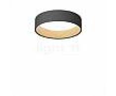 Vibia Duo Ring Plafonnier LED, gris graphite, ø47,5 cm