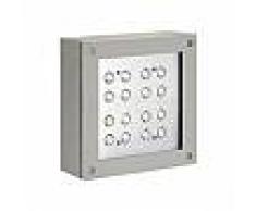 Ares Paola Applique/Plafonnier LED 40°, gris, 3.000 K