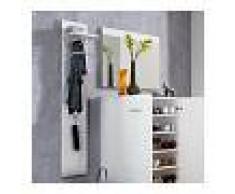 SO INSIDE Penderie murale design blanc Alama