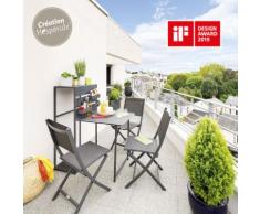 Table de balcon repliable Fira Graphite Jardin