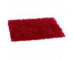 Tapis poils longs - rouge