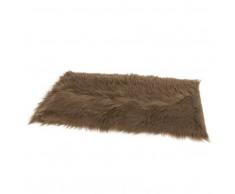 Tapis poils longs - taupe