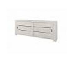 Netgear Enfilade design à 2 portes coulissantes de couleur chêne clair