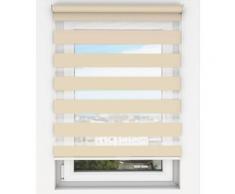 Store enrouleur jour nuit Beige amande sur mesure
