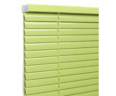 Store vénitien aluminium Lames 25mm, Tendance vert bambou, sur mesure