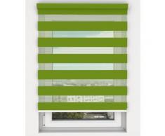 Store enrouleur jour nuit Vert pomme sur mesure