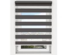 Store enrouleur jour nuit Gris urbain sur mesure