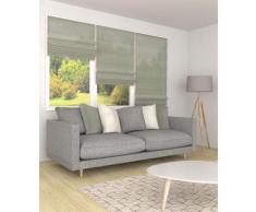 Store bateau Lin, kaki clair, sur mesure