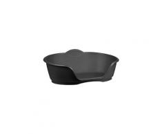 Panier plastique pour chien design city gris noir 53cm
