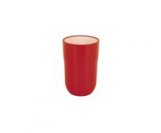 Set accessoires salle de bain cocco gobelet salle de bain - 11,5 x 7,5 x 7,5 cm - rouge