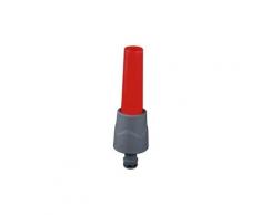Tuyau - buse - tete d'arrosage - accessoire de buse - accessoire de tete d'arrosage lance arrosage - multi-jet - plastique - gris et rouge