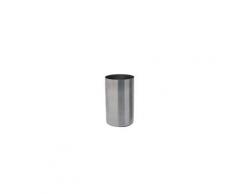 Set accessoires salle de bain gobelet rond inox chromé en display
