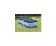 Bâche pour piscine tubulaire rectangulaire - l. 400 x l. 200 cm