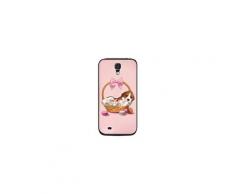 Coque chien dog panier noeud papillon macarons pour samsung galaxy s4 - maryline cazenave