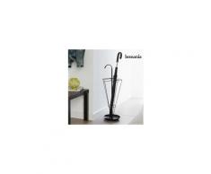 Porte-parapluie métallique black homania