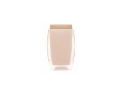 Set accessoires salle de bain gobelet salle de bain freddo - 10,5 x 7 x 7cm - beige clair