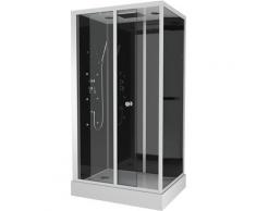 Cabine de douche DARK PRIME rectangle 110x80x220cm