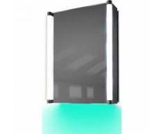 Armoire De Toilette Anti-Buée Avec Capteur Et Prise Rasoir Intérieure K316T - Couleur LED :