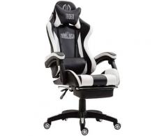 Fauteuil de bureau Ignite similicuir noir/blanc