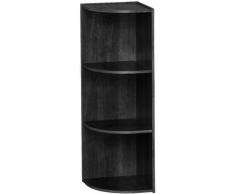 Armoire à tiroirs/Meuble en bois avec étagères/Bibliothèque de rangement/Etagère d'angle, Montage