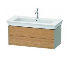 Duravit White Tulip, meuble-lavabo suspendu, largeur 984 x profondeur 458mm, avec 2 tiroirs, avec