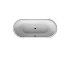 Baignoire ovale Starck 180x80cm, deux pentes arrière, 700009, version encastrée - 700009000000000