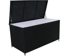 Coffre jardin "Victor XL" - 170 x 82 x 86 cm - Noir