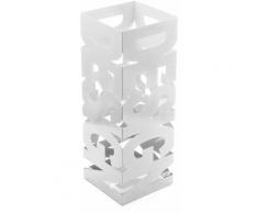 Versa Design Porte-parapluie pour l’entrée, Chambre ou Hall, 52x18x18cm - Blanc