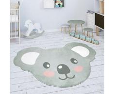 Paco Home - Tapis Chambre Enfant Tapis De Jeux Tapis Bébé Motif Animal Koala Motif Gris Koala de