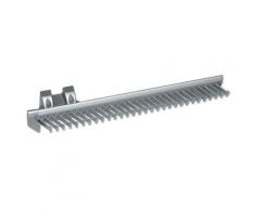 Porte cravates latéral extractible, aluminium et plastique anodisé mat
