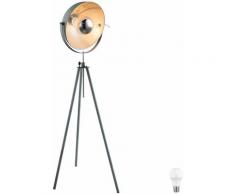Etc-shop - Lampadaire design en ciment Lampadaire de salon réglable en hauteur dans un set