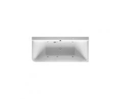 Baignoire balnéo Duravit P3 Comforts 1800 x 800 mm, angle droit, revêtement acrylique sans joint,