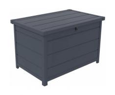 Coffre de jardin résine anthracite 350 L