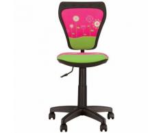 Ministyle Fleur- Chaise, Fauteuil De Bureau Pour Enfant. Rose.
