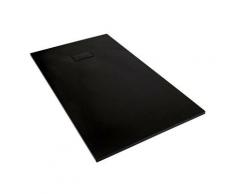 Hudson Reed - Receveur de Douche Rectangulaire 120*90cm - Gris Graphite Effet Pierre