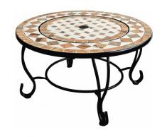 Cheminée bio de table en céramique avec brasero et barbecue