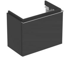 iCon xs Meuble sous-lavabo 840052 520x420x420x308 mm, alpin brillant, Coloris: laque de lave matte