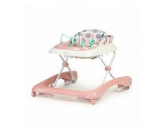 MSTORE - Trotteur bébé - 6m+ - Hauteur réglable - Pliable - Porteur éducatif - Rose