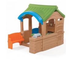 Gather & Grille Maison Enfant en Plastique | Maison de Jeux pour l'extérieur / jardin ou